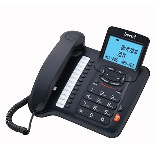Beetel M 91 Black Corded Landline Phone